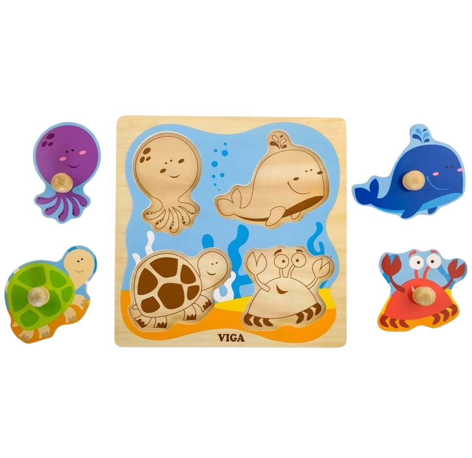 ocean puzzle knobs