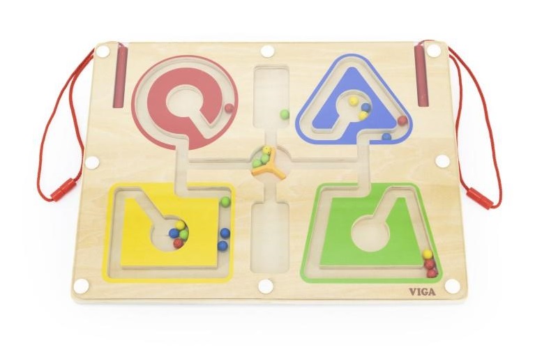 Viga Magnetic Maze - Colouring Sort/Shape Trace Viga Magnetic Maze - Colouring Sort/Shape Trace