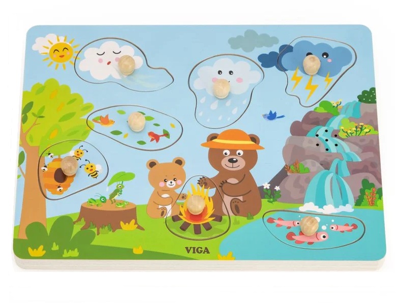 Viga Nature Sound Puzzle Viga Nature Sound Puzzle