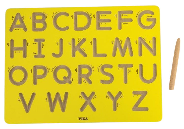 Viga Uppercase Tracing Board Viga Uppercase Tracing Board