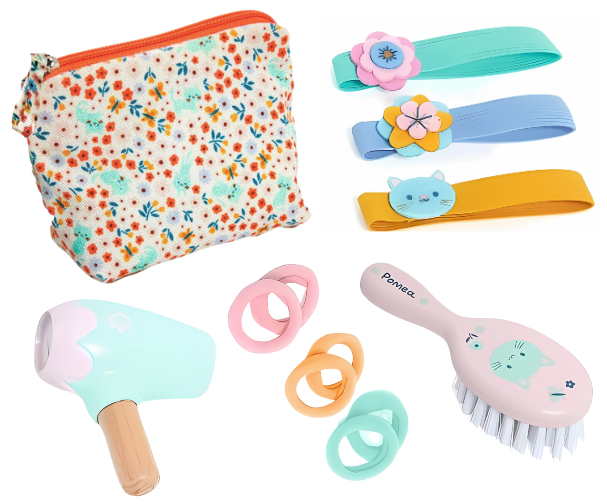 doll hair dressing set