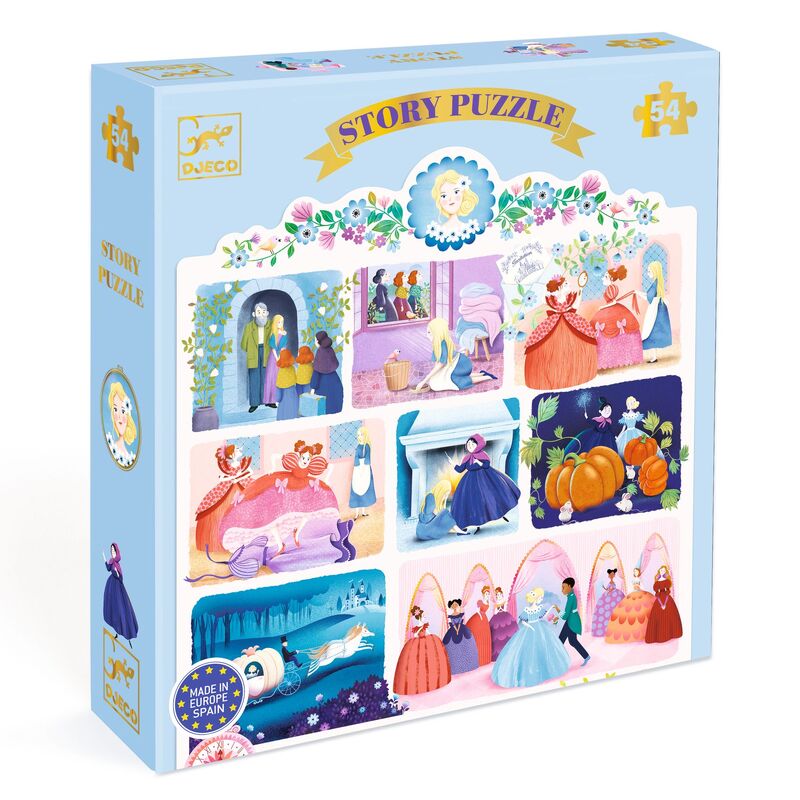 Djeco Cinderella 54 pcs Story Puzzle 1 Djeco Cinderella 54 pcs Story Puzzle 1