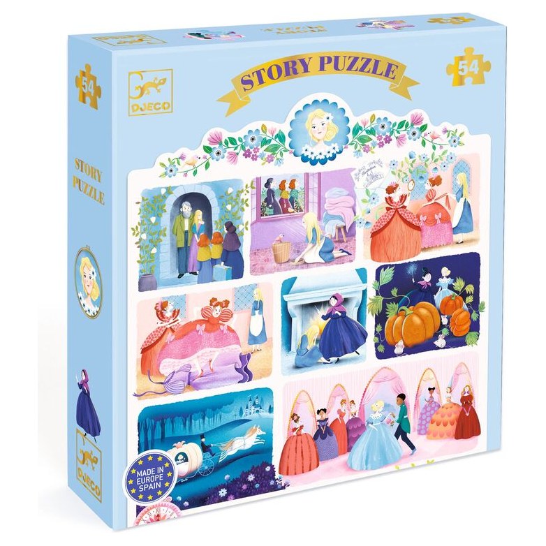 Djeco Cinderella 54pcs Story Puzzle - image 3