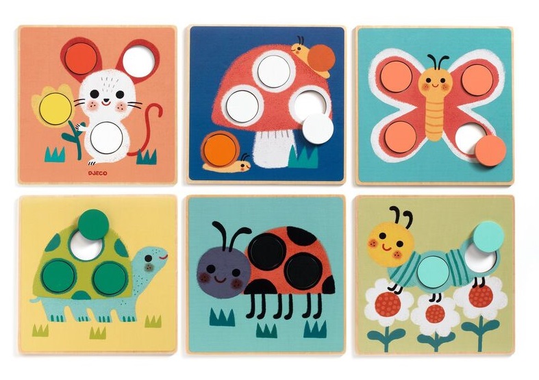 Djeco Spotimage Colour Spot Matching Wooden Game Djeco Spotimage Colour Spot Matching Wooden Game