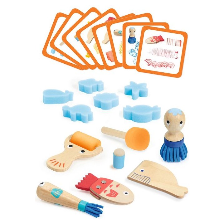 Djeco Unique Tools for Painting Set - image 2