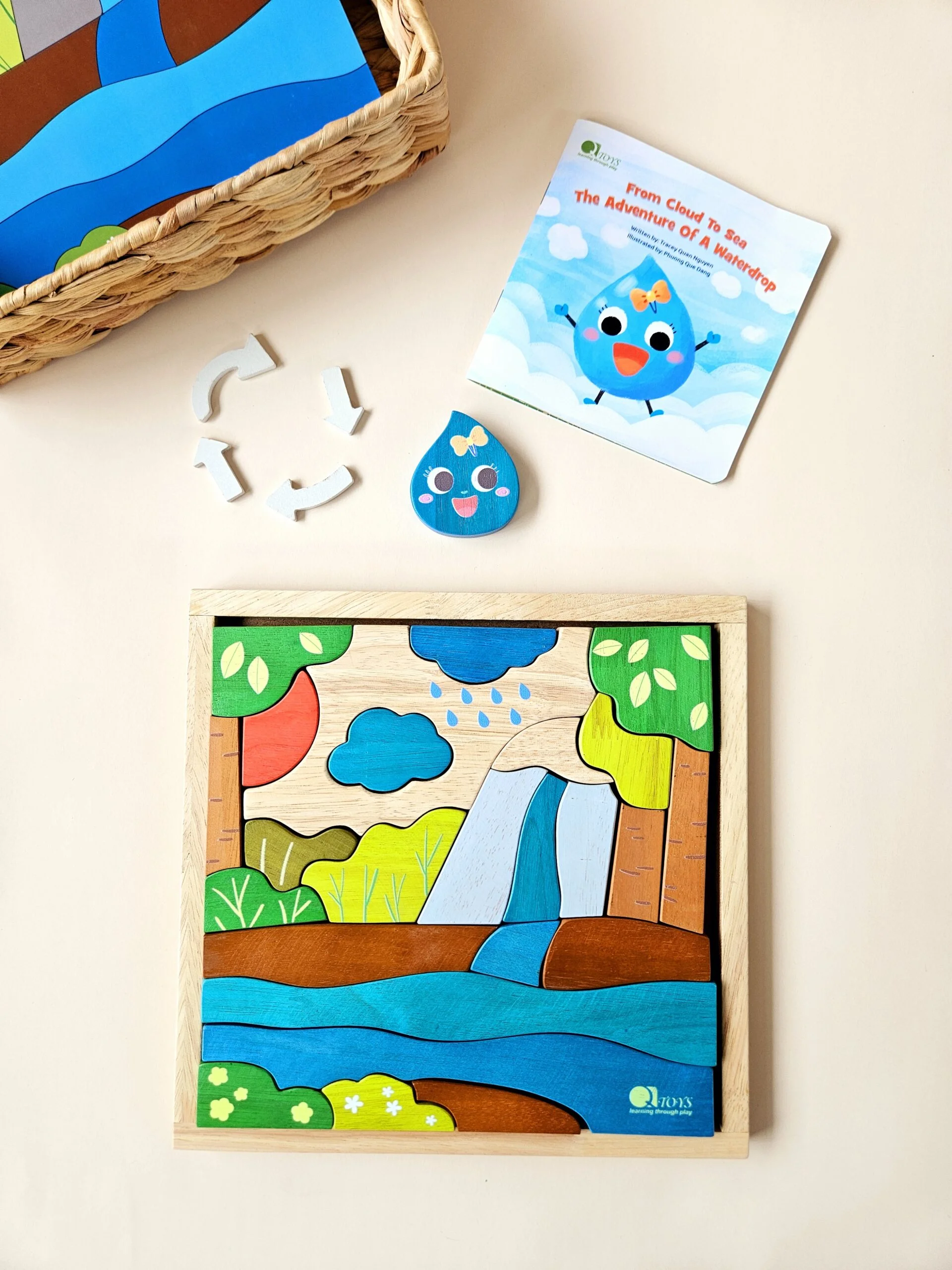 Qtoys The Water Cycle Story and Play Set Qtoys The Water Cycle Story and Play Set