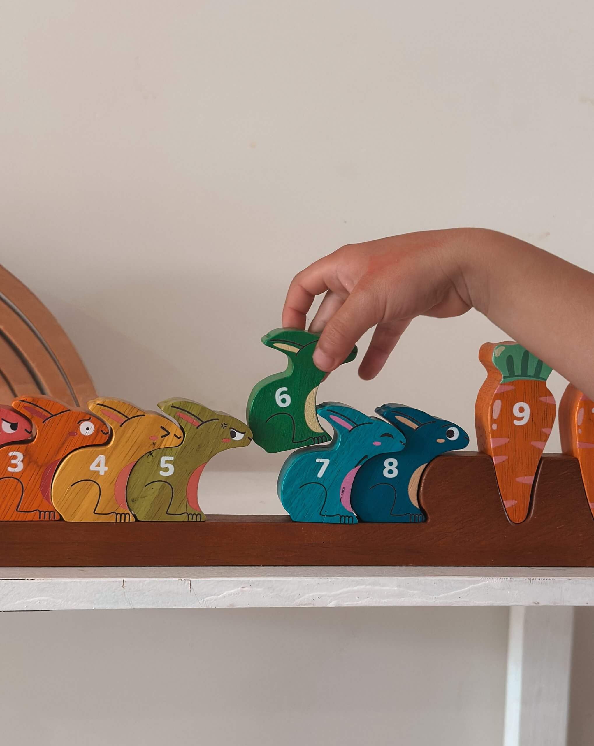 Qtoys Counting Rabbit Play Set