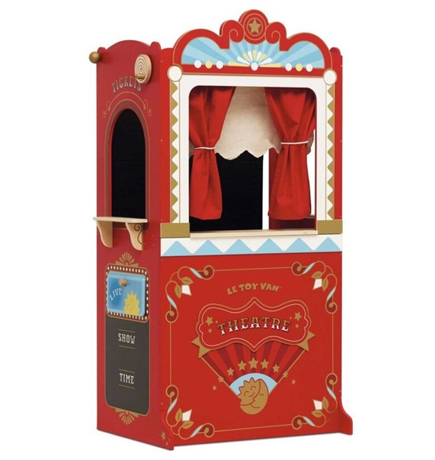 le toy van retro puppet theatre for kids le toy van retro puppet theatre for kids
