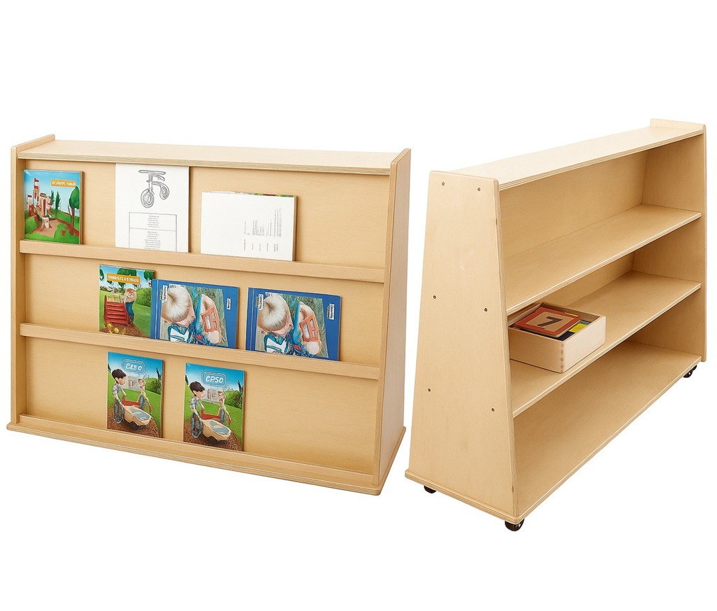 Double-Sided Shelf and Book Display