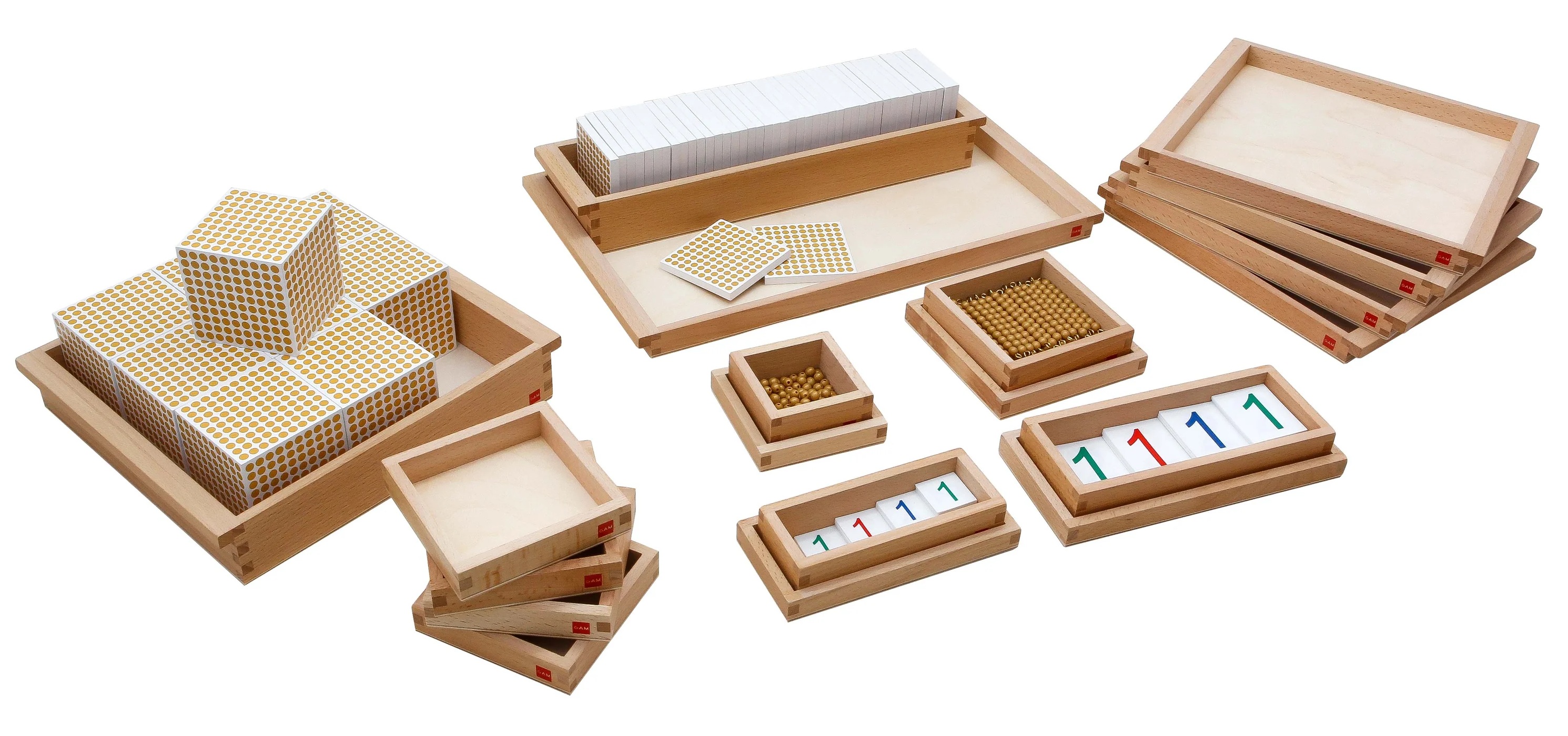 Montessori Materials Full Golden Bead Set