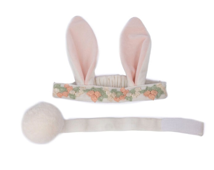Great Pretenders Hippity Hop Bunny Ears & Tail Accessory Set