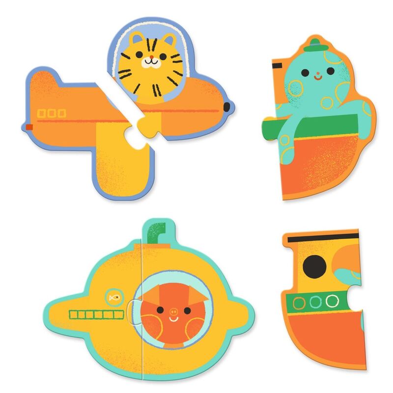 Djeco Duo Vehicles 20pc Puzzle