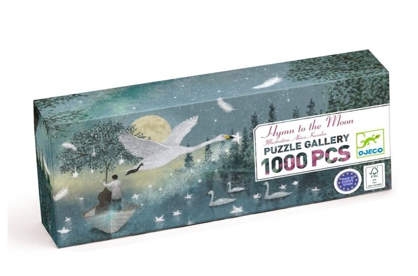 Hymn to the Moon 1000pc Gallery Puzzle with Poster
