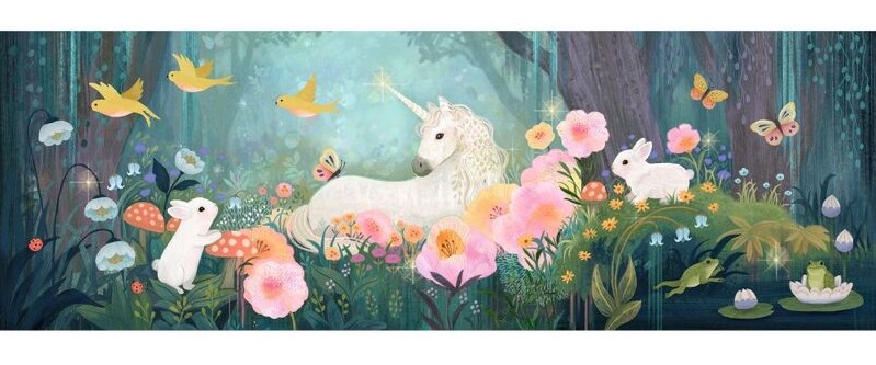 Djeco The Edge of the Woods 200pc Gallery Puzzle with Poster