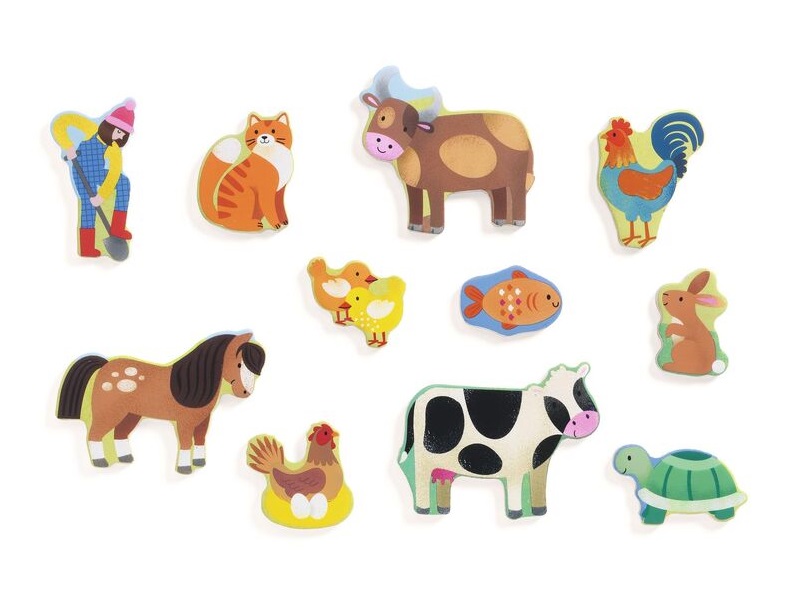 22 Piece Wooden Farm Puzzle