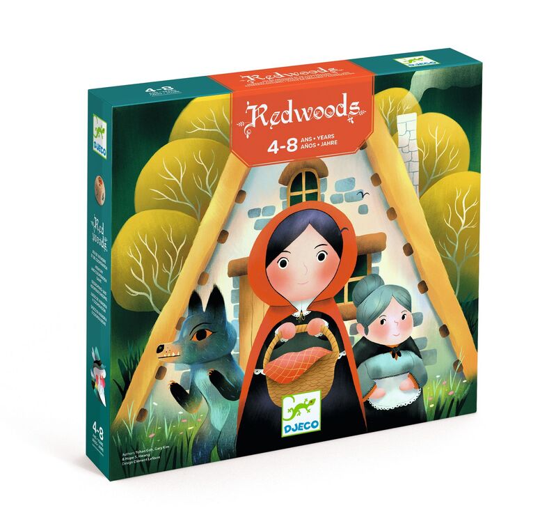 Djeco Redwoods Little Red Riding Hood Board Game 1