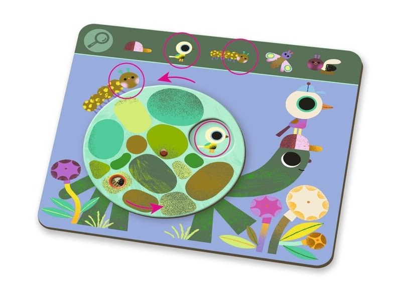 Djeco Eduludo Obs Savana 6pc Seek & Find Games