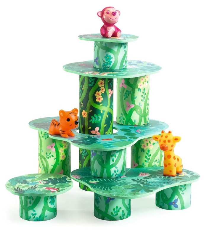 Djeco TopaniTube Illustrated Construction Set