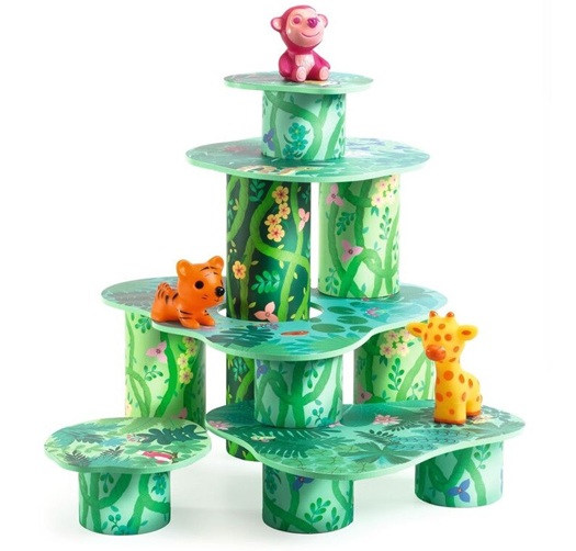 Djeco TopaniTube Illustrated Construction Set