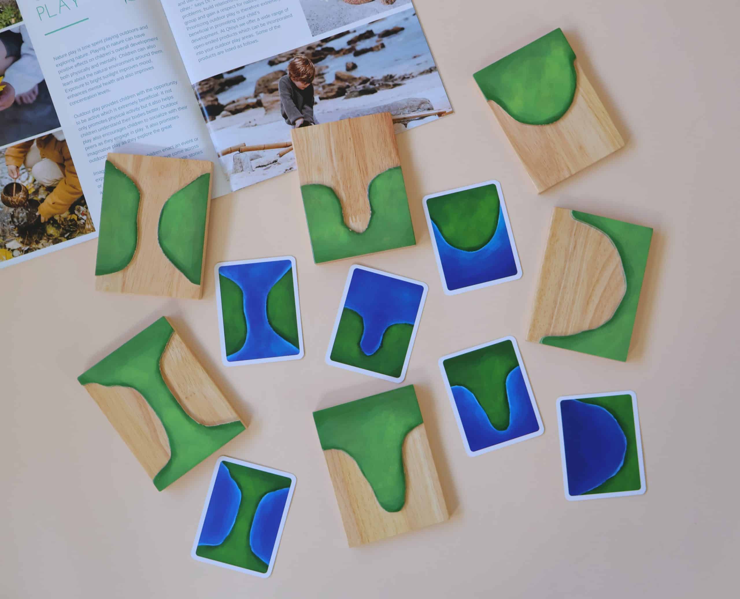 Qtoys Montessori Land and Water Forms