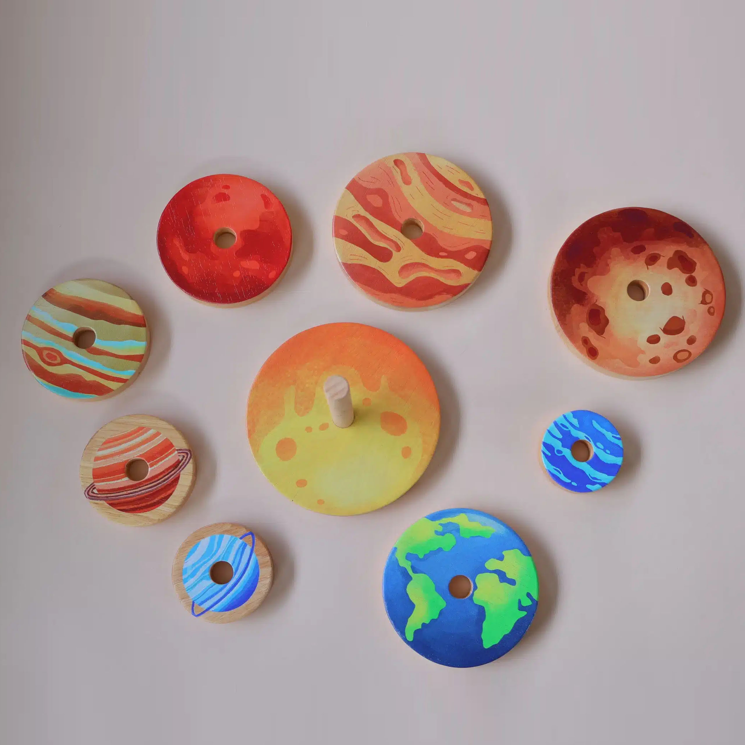 Qtoys Stacking Planets
