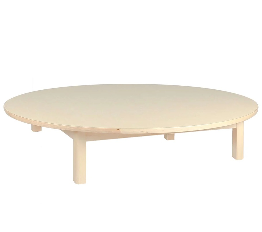 harmony low round wooden table
