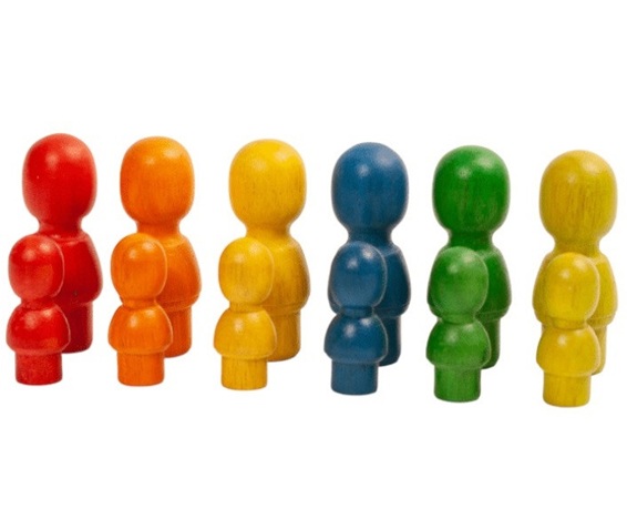 Qtoys Rainbow People