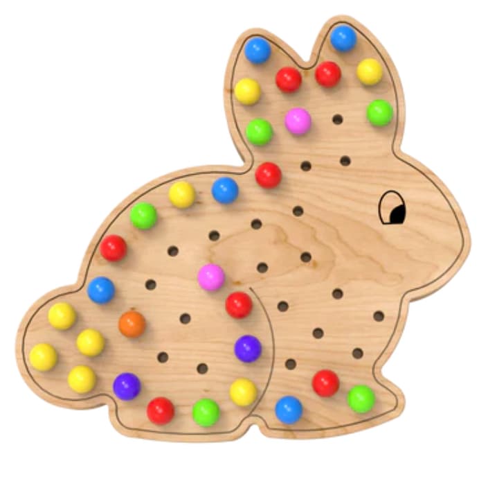 rabbit pegboard natural