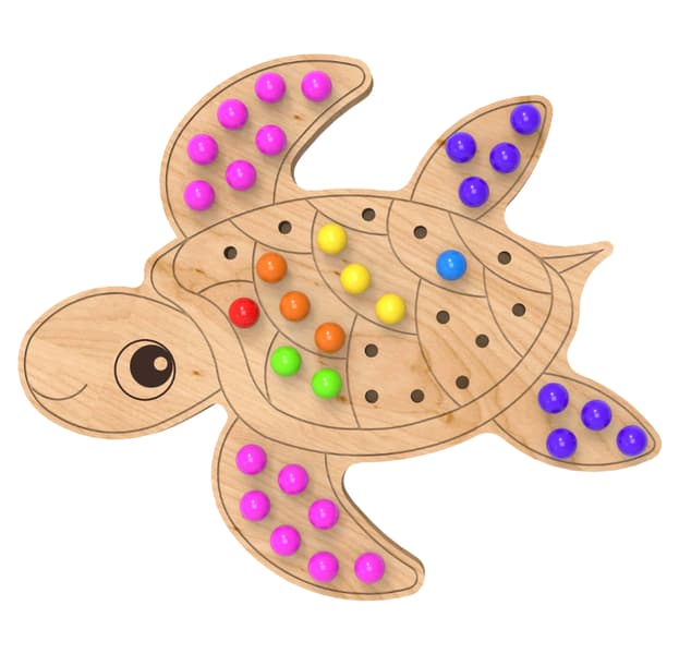 Little Pegz Tim The Turtle Pegboard