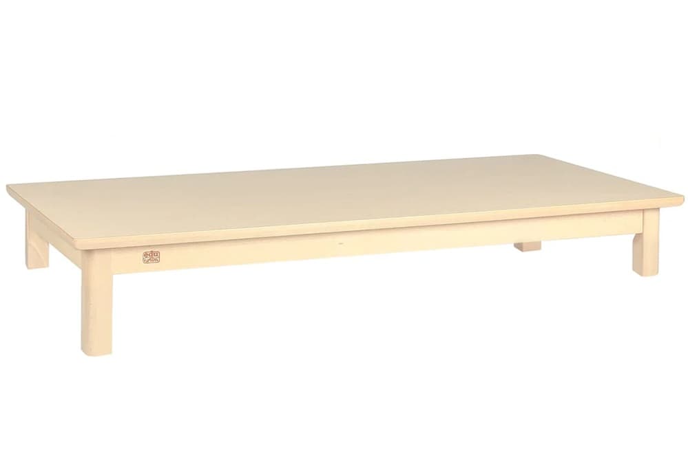 low rectangle wooden table 120 x 80cm