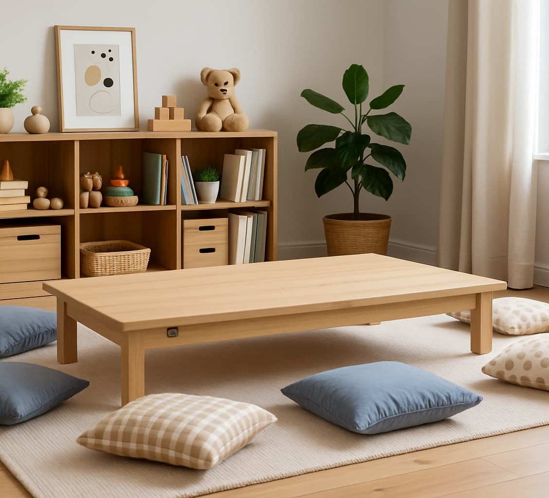 Elegance Low Rectangle Wooden Table