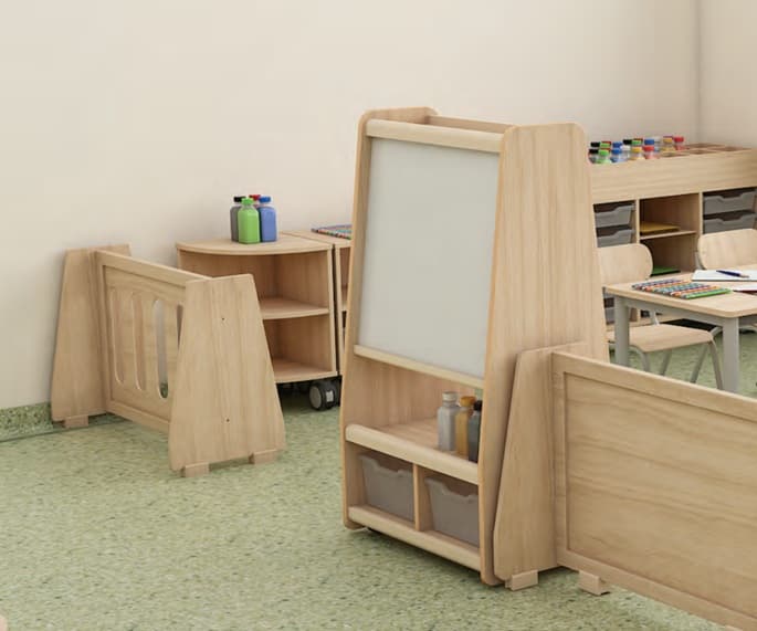 room divider in classroom