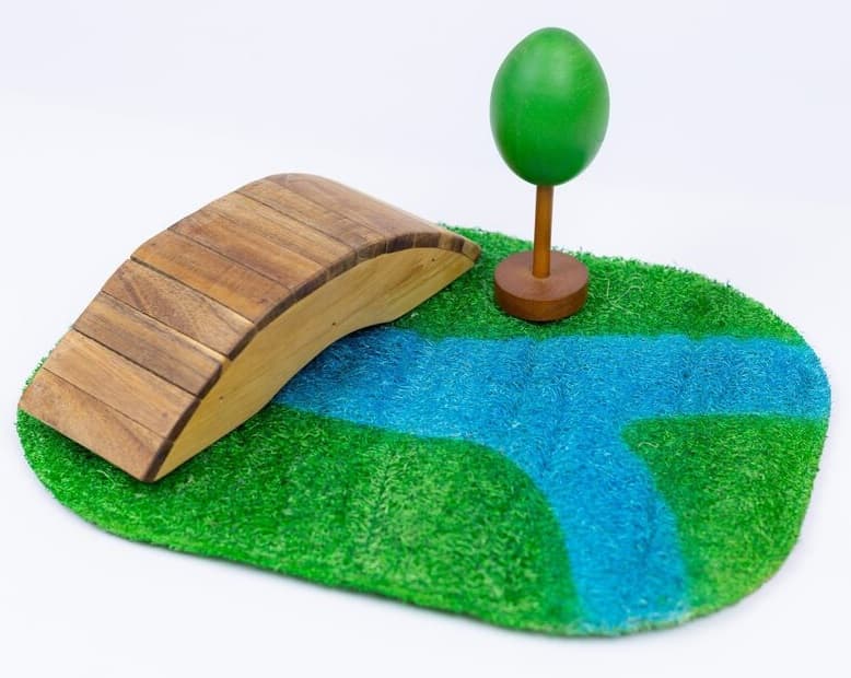 Qtoys The Elements Layers Loofah Placemats Set of 3