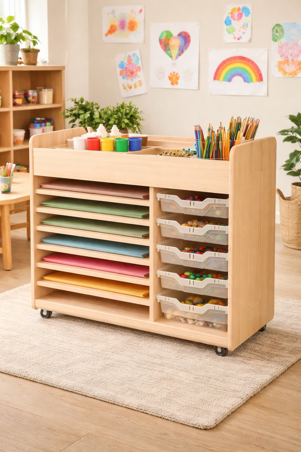 edu fun art trolley