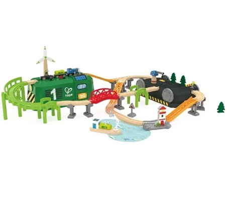 hape eco train set with bucket