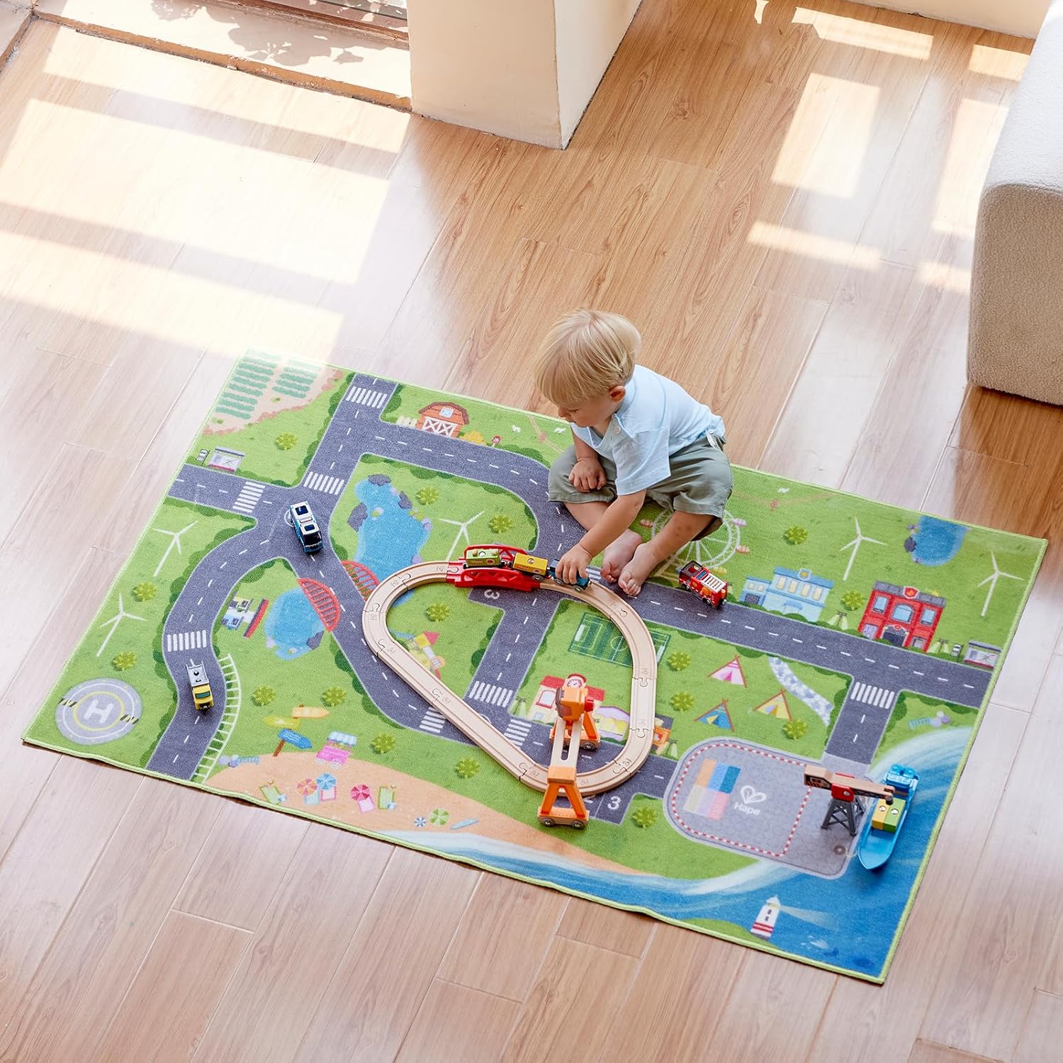 Hape City Road Play Mat