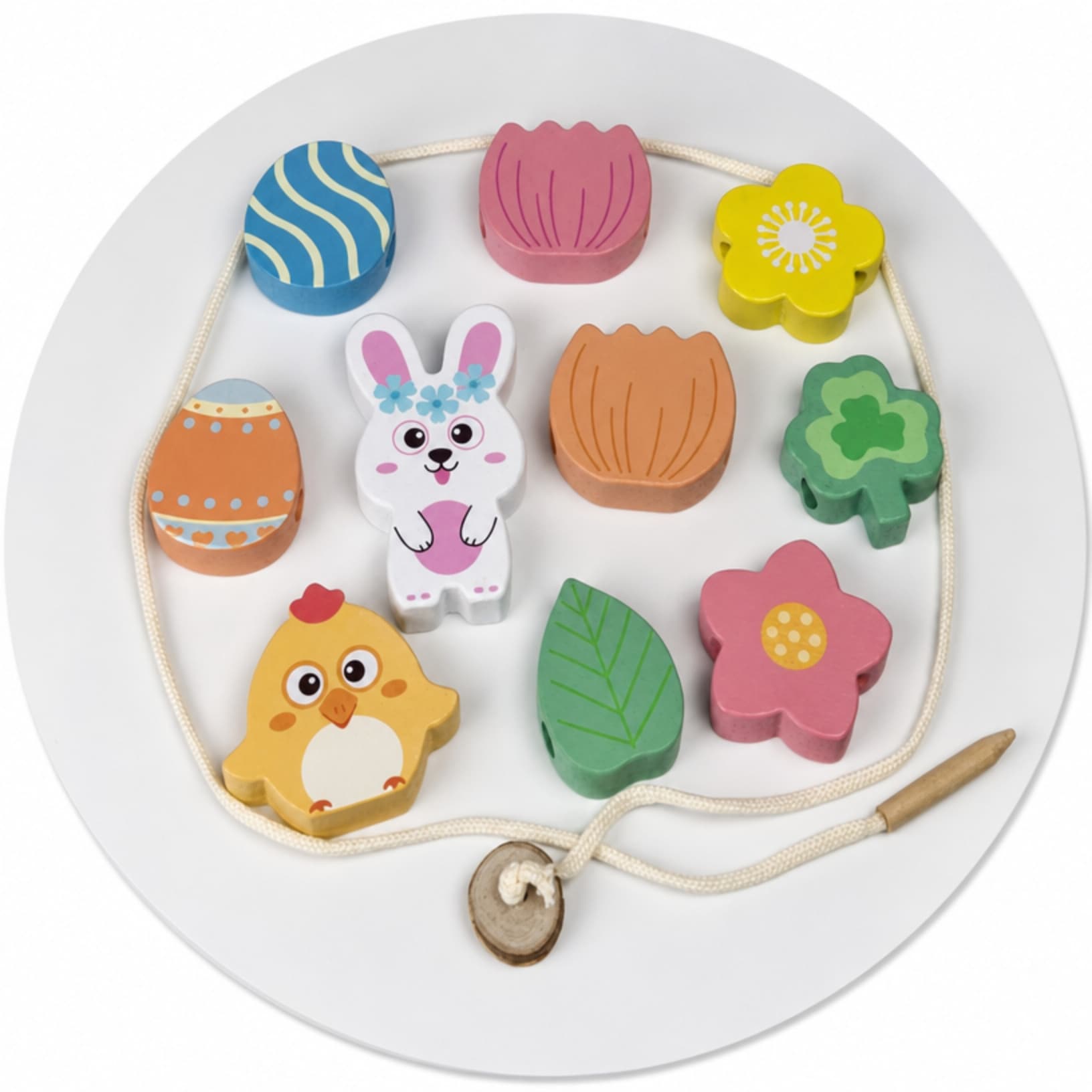 qtoys easter lacing toy
