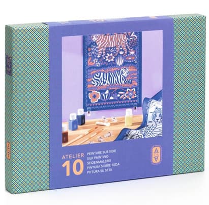 Tiger Silk Scarf Painting Kit