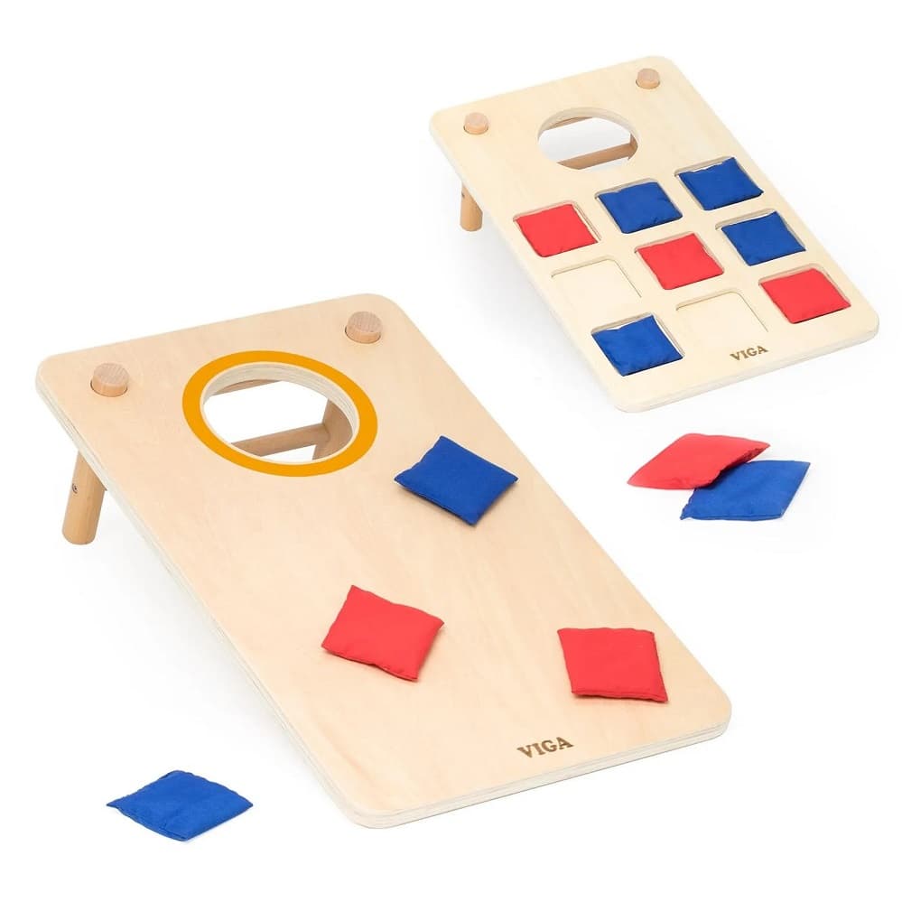 Viga Cornhole + Tic Tac Toe Fun