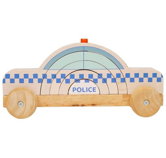 Qtoys Police Car Stacking Toy