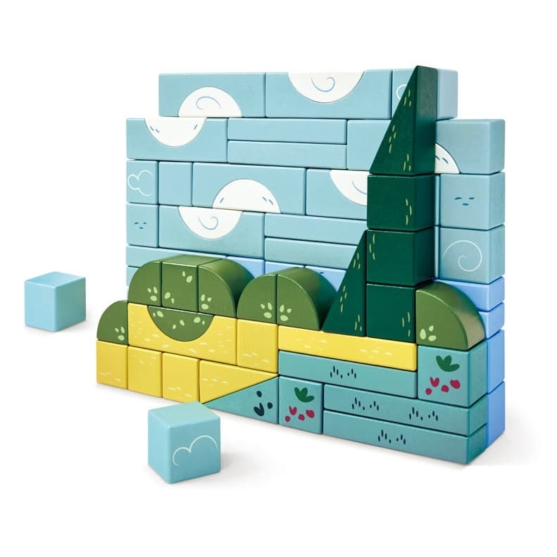 Hape Van Gogh Wooden Building Block Set of 76