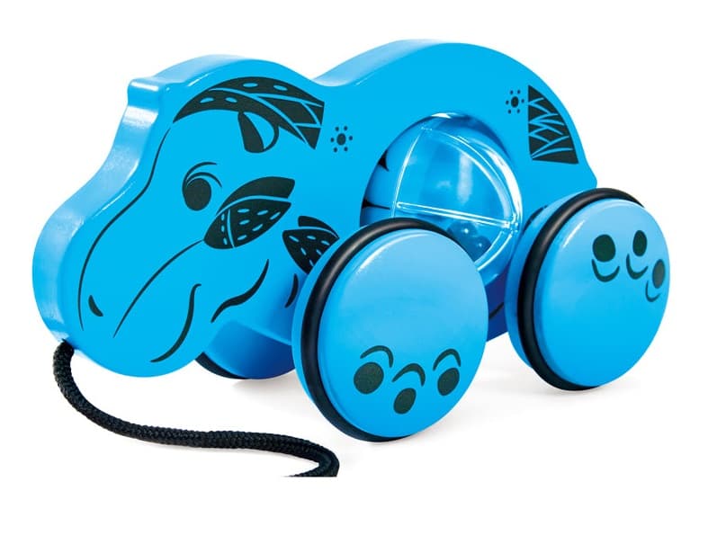 Hape William the Hippo Pull-Along Toy