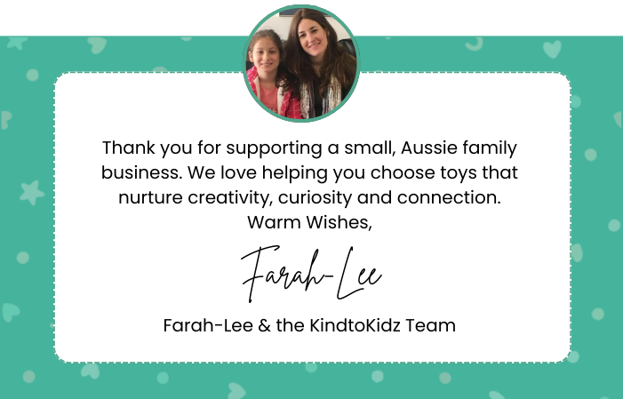 from the founder of kindtokidz