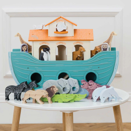 Le Toy Van Classic Wooden Noah's Ark Playset on Sale! Express