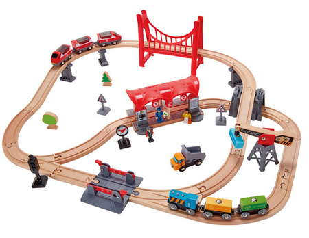 Hape Busy City Rail Set on Sale! Australia Wide Delivery