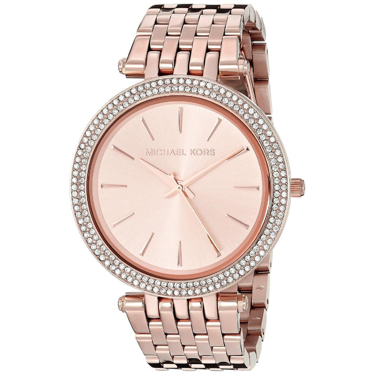 Michael Kors Sofie Quartz Crystal Rose Gold Dial Ladies Watch MK4336   Walmartcom