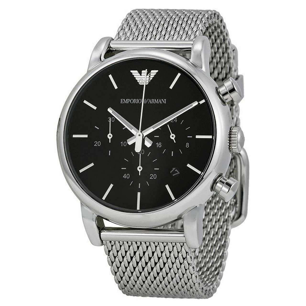 emporio armani classic chronograph watch