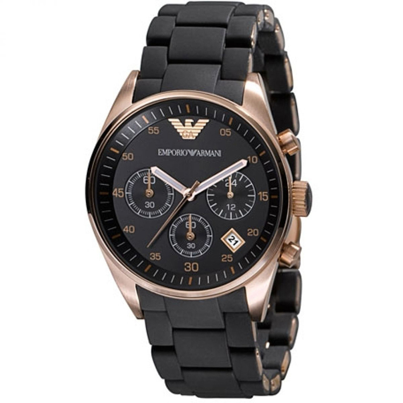 armani watch women black