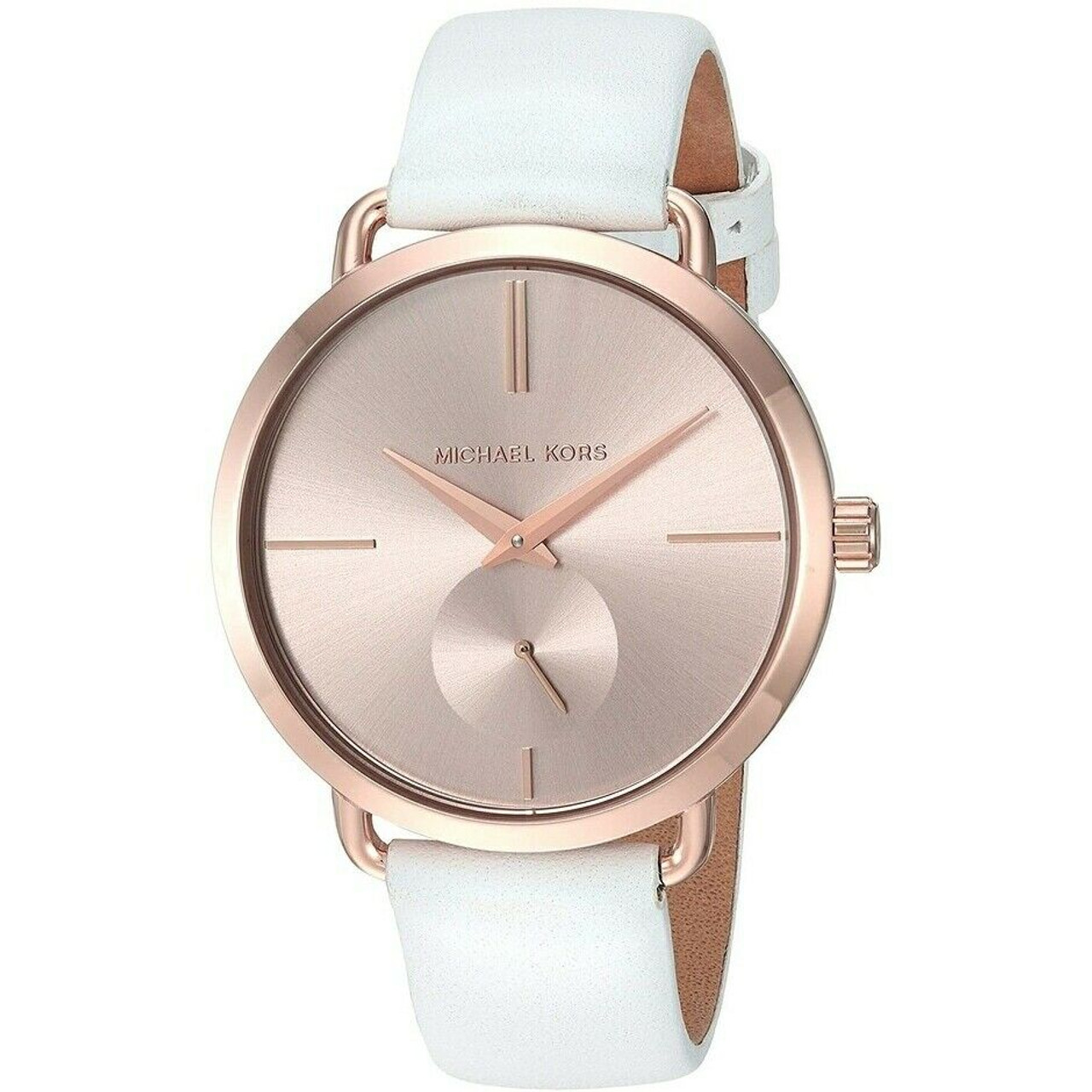 michael kors portia rose gold watch