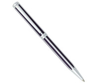Sheaffer 300 Black Lacquer / Chrome Trim Black Ink Ballpoint Pen 9312-2